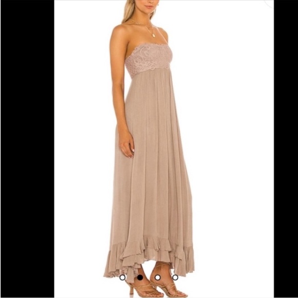 [Free People] Hazelnut Adela Corset Maxi Dress - Picture 5 of 14
